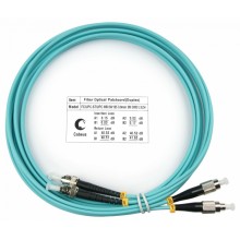 Шнур оптический duplex FC-ST 50/125 mm OM3 3м LSZH Cabeus FOP-50-FC-ST-3m