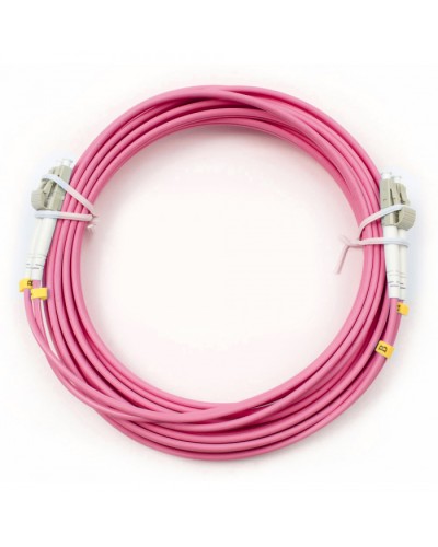 Шнур оптический duplex LC-LC 50/125 mm OM4 5м LSZH Cabeus FOP-50-OM4-LC-LC-5m в Рубцовске Патч-корды оптические Pintop.ru