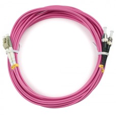 Шнур оптический duplex LC-ST 50/125 mm OM4 7м LSZH Cabeus FOP-50-OM4-LC-ST-7m