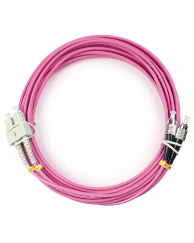 Шнур оптический duplex SC-FC 50/125 mm OM4 5м LSZH Cabeus FOP-50-OM4-SC-FC-5m в Рубцовске Патч-корды оптические Pintop.ru