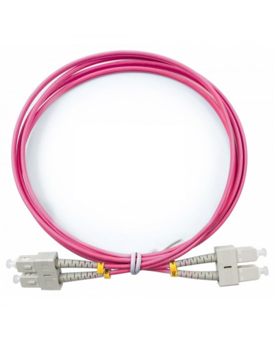 Шнур оптический duplex SC-SC 50/125 mm OM4 2м LSZH Cabeus FOP-50-OM4-SC-SC-2m в Рубцовске Патч-корды оптические Pintop.ru