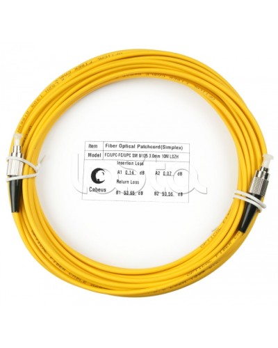 Шнур оптический simplex FC-FC 9/125 sm 10м LSZH Cabeus FOP(s)-9-FC-FC-10m в Рубцовске Патч-корды оптические Pintop.ru