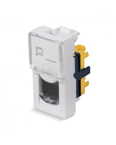 Модуль Keystone Jack RJ-45(8P8C), 180 градусов, категория 6a Cabeus (KJ-RJ45-Cat.6a-180T-FP-L-22,5) в Рубцовске Модули Keystone Pintop.ru