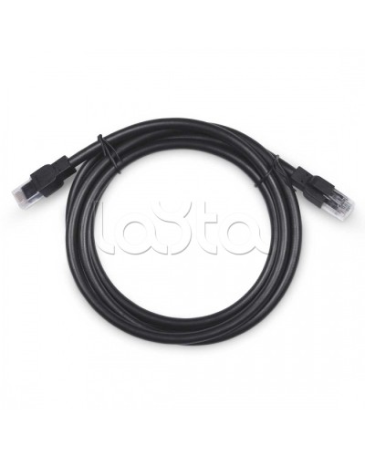 Патч-корд U/UTP, категория 6a, 2xRJ45/8p8c, неэкран. армир. гофр. стальной лентой, черный, РЕ, внешний, 2м Cabeus PC-ARM-UTP-RJ45-Cat.6a-2m-PE в Рубцовске Патчкорды (медные) Pintop.ru