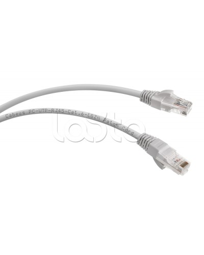 Патч-корд UTP, категория 6, 5 м, LSZH, неэкранированный, серый Cabeus PC-UTP-RJ45-Cat.6-5m-LSZH в Рубцовске Патчкорды (медные) Pintop.ru