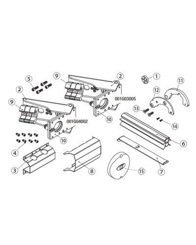 Рычаги F500 без крепления Came 119RID185 в Рубцовске Запчасти для шлагбаумов и автоматики Pintop.ru