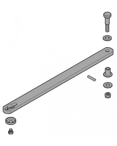 Рычаг прямой с креплением F7024N Came 119RID292 в Рубцовске Запчасти для шлагбаумов и автоматики Pintop.ru