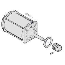 Электродвигатель G12000 в сборе Came 119RIG101