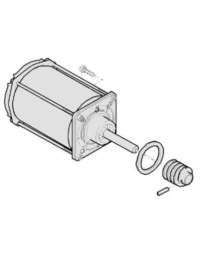 Электродвигатель G12000 в сборе Came 119RIG101 в Рубцовске Запчасти для шлагбаумов и автоматики Pintop.ru