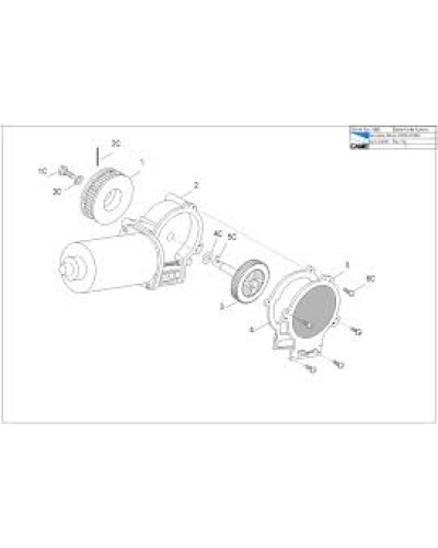 Моторедуктор RODEO Came 119RIP119 в Рубцовске Запчасти для шлагбаумов и автоматики Pintop.ru