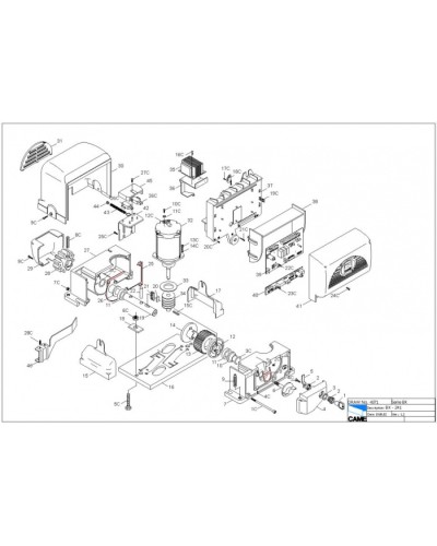 Петля для корпуса S4340 Came 119RIR132 в Рубцовске Запчасти для шлагбаумов и автоматики Pintop.ru