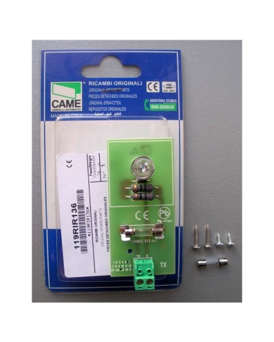 Плата TX DIR Came 119RIR136 в Рубцовске Запчасти для шлагбаумов и автоматики Pintop.ru