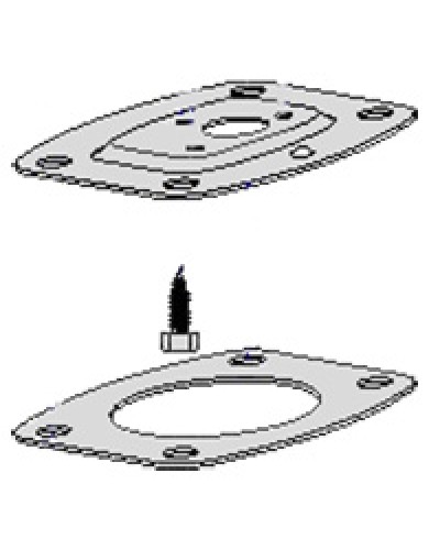 Монтажное основание стойки с анкерами DIR-L DIR-LNCame 119RIR146 в Рубцовске Запчасти для шлагбаумов и автоматики Pintop.ru