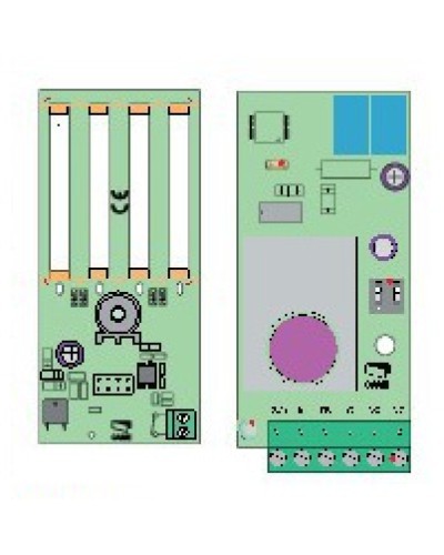 Плата RX DIW01 DBC01 Came 119RIR252 в Рубцовске Запчасти для шлагбаумов и автоматики Pintop.ru