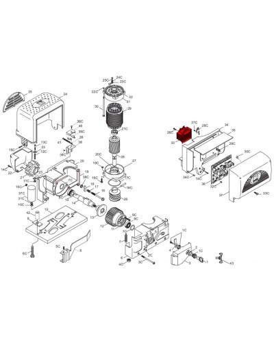 Конденсатор 20 мкФ Came 119RIR277 в Рубцовске Запчасти для шлагбаумов и автоматики Pintop.ru