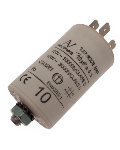 Конденсатор 10 мкФ с гибкими выводами для приводов CAME ATI CAME 119RIR295 в Рубцовске Запчасти для шлагбаумов и автоматики Pintop.ru