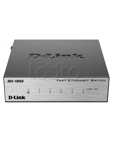 Коммутатор 5-портовый D-Link DES-1005D/O2B в Рубцовске Коммутаторы Pintop.ru