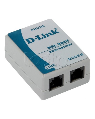Сплиттер ADSL D-Link DSL-30CF/RS в Рубцовске Маршрутизаторы, Роутеры и Точки Доступа Pintop.ru