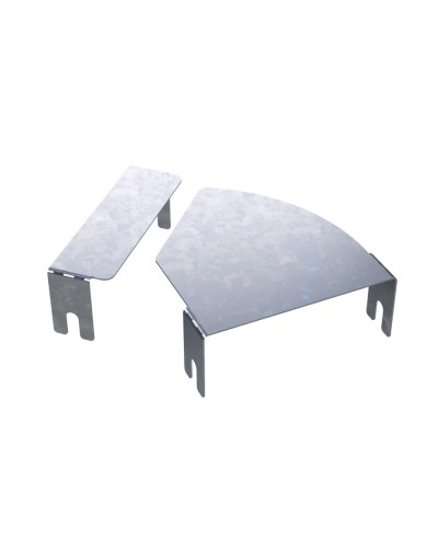 Крышка на горизонтальный изменяемый угол СРО 0-45град. 100, 1,2 мм DKC (SKVN100) в Рубцовске Аксессуары для лотков Pintop.ru