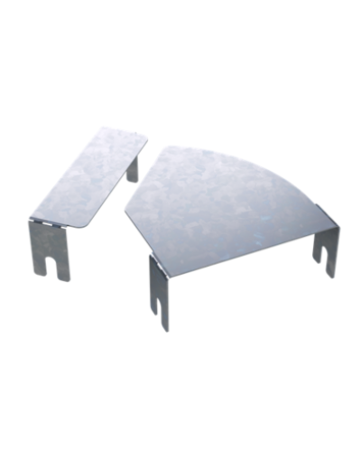 Крышка д/угла гор.изм.CPO 0-44 осн.150 DKC (38011HDZL) в Рубцовске Аксессуары для лотков Pintop.ru