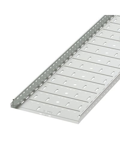 Лоток перфорированный 500х50 L3000, горячеоцинкованный DKC 35267HDZ в Рубцовске Кабельные лотки Pintop.ru