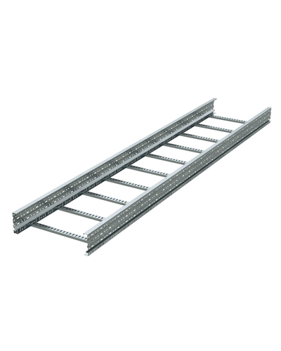 Лоток лестничный 150х1000, лонжерон 2 мм,L 3 м, горячий цинк DKC (ULH350HDZ) в Рубцовске Кабельные лотки Pintop.ru