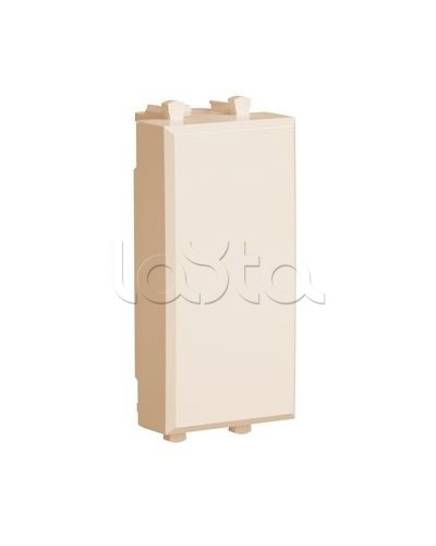 Заглушка Ванильная дымка Avanti модульная, 1 мод DKC 4405991 в Рубцовске Аксессуары для стоек и шкафов Pintop.ru