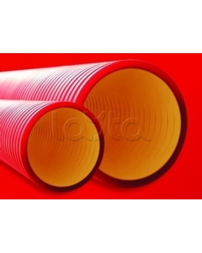 Труба жесткая двустен 110 мм черная DKC 160911A в Рубцовске Труба гофрированная Pintop.ru