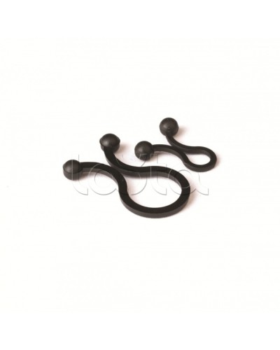 Замок, цвет - черный, д.17,8-20,3 DKC 21043116 в Рубцовске Крепежные изделия Pintop.ru