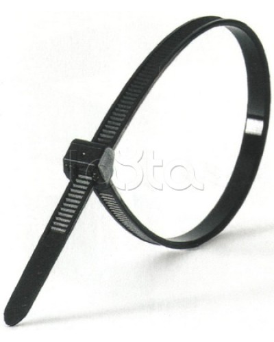 Хомут-стяжка нейлоновый, стандартный P6.6 3.6x140 чёрный DKC 25309 (100 шт/уп) в Рубцовске Стяжки-хомуты Pintop.ru