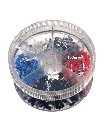 Контейнер наконечников-гильз с изолир.фланцем 1,50 кв.мм черный 1 упаковка - 1000 шт DKC 2ARTD10015 в Рубцовске Держатели, клипсы, скобы Pintop.ru