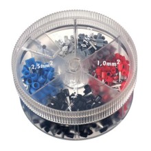 Контейнер наконечников-гильз с изолир.фланцем 0,25-1,00 кв.мм 1 упаковка - 150 шт DKC 2ARTD999