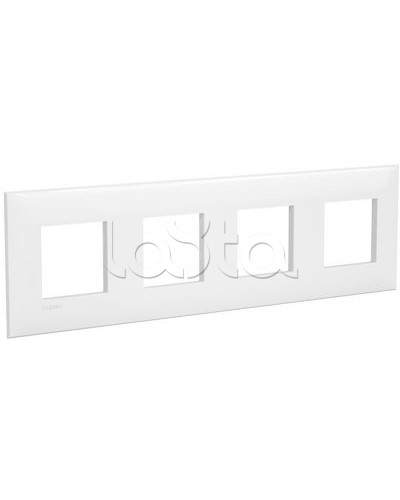 Рамка ARTLEBEDEV Белое облако Avanti, 8 мод. DKC 4400908 в Рубцовске Аксессуары для стоек и шкафов Pintop.ru