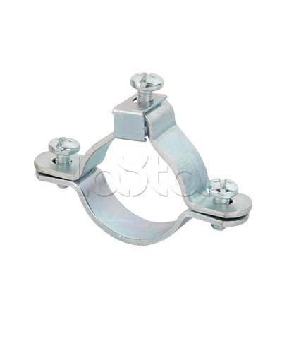 Хомут заземления для труб 16-3/8 мм, оцинкованная сталь DKC 6042-16 в Рубцовске Стяжки-хомуты Pintop.ru