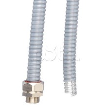 Металлорукав DN 35мм в гладкой ПВХ изоляции, Dвн 35,0 мм, Dнар 43,0, IP66, 25 м, цвет серый DKC 6070-38