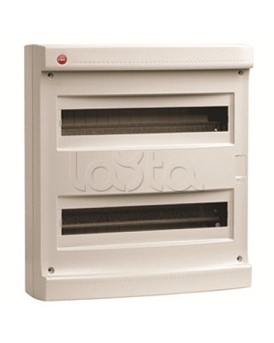 Щиток настен.без двер.36мод.,IP40,сер.,с усил. клем.блок.2х87312 DKC 83736 в Рубцовске Боксы для автоматов Pintop.ru