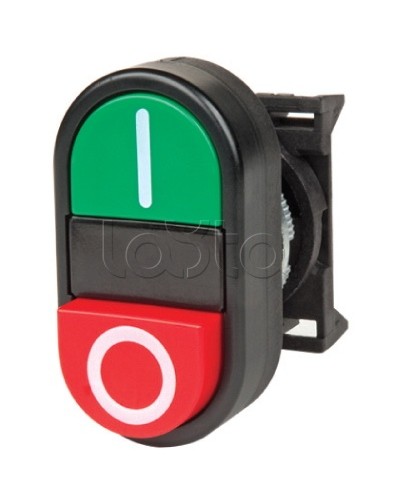 Кнопка двойная плоская с линзой для подсветки DKC ABFLM в Рубцовске Кнопки выхода Pintop.ru