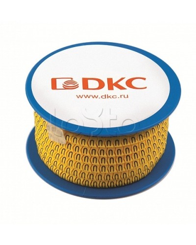 Колечко маркировочное T, 1,3-2,5мм. черное на желтом DKC AZO2TTBY в Рубцовске Аксессуары для кабель-канала Pintop.ru