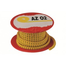 Колечко маркировочное -, 2.5-4мм. черное на желтом DKC AZO311BY