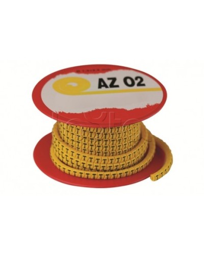 Колечко маркировочное V, 2.5-4мм. черное на желтом DKC AZO3VVBY в Рубцовске Аксессуары для кабель-канала Pintop.ru