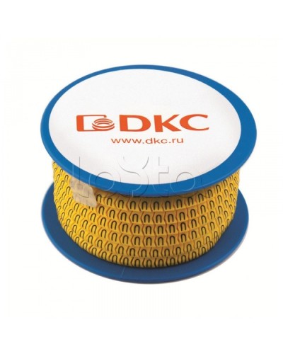 Колечко маркировочное +, 4-8мм. черное на желтом DKC AZS410BY в Рубцовске Крепежные изделия Pintop.ru