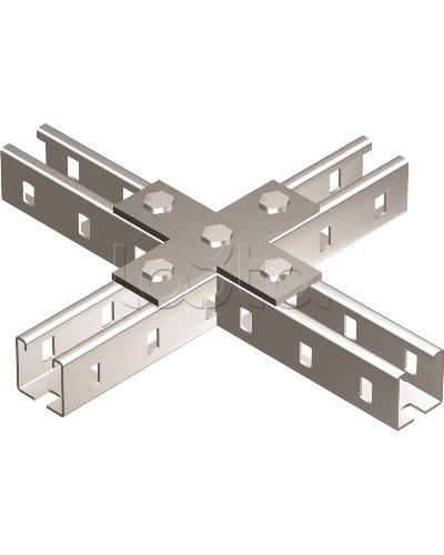 Пластина соединительная Х-обр., горячеоцинкованная DKC BMD1041HDZ в Рубцовске Аксессуары для лотков Pintop.ru