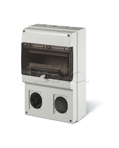 Корпус на 12 модулей и 2 поста с основанием 70х87 мм. Тип M400 DKC DIS6723300 в Рубцовске Аксессуары для стоек и шкафов Pintop.ru