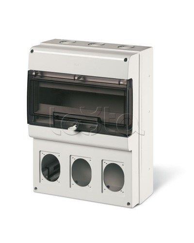 Корпус на 16 модулей и 3 поста с основанием 70х87 мм. Тип M400 DKC DIS6724316 в Рубцовске Аксессуары для стоек и шкафов Pintop.ru