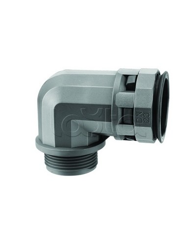 Муфта 90 грд. труба-коробка DN 10 мм, М16х1,5, полиамид, цвет черный DKC PAN10M16N в Рубцовске Повороты, муфты, тройники Pintop.ru