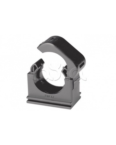 Держатель с крышкой DN 7 мм, полиамид, цвет чёрный DKC PASW07N в Рубцовске Крепежные изделия Pintop.ru