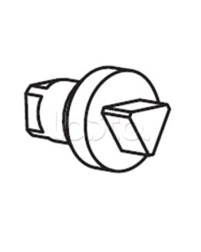 Личинка замка, для малой ручки, под ключ треугольного профиля 7мм DKC R5CE213 в Рубцовске Крепежные изделия Pintop.ru