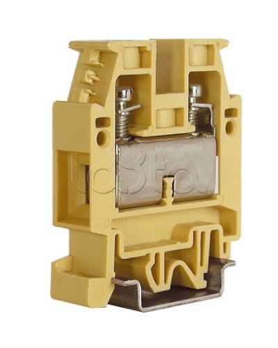 зажим бежевый 16 кв.мм DKC ZCB510 в Рубцовске Аксессуары для стоек и шкафов Pintop.ru