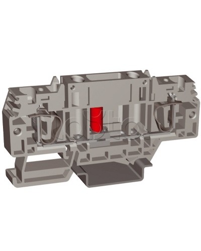 Зажим HSCB.4GR, тестовый с разъединителем, серый , 4 кв.мм DKC ZHB100GR в Рубцовске Держатели, клипсы, скобы Pintop.ru