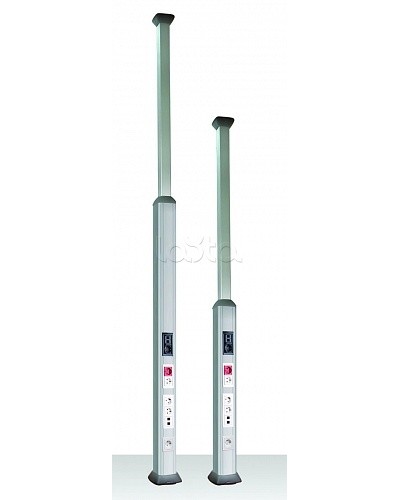 Колонна алюминиевая, 2.7 - 4.2м, цвет белый DKC 09572 в Рубцовске Аксессуары для стоек и шкафов Pintop.ru